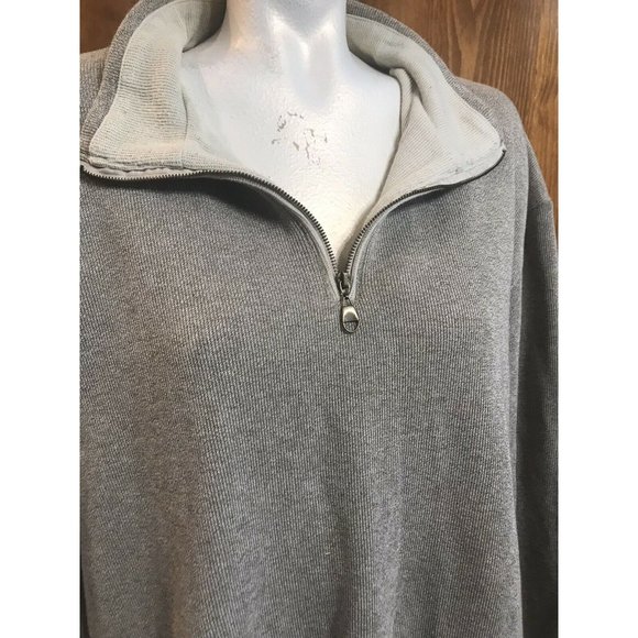 Men's Irvine Park Ribbed Zip Front Neck Sweater - Size 2X‎ - Picture 3 of 6